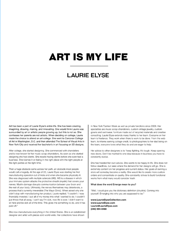 Laurie Elyse Emerge Magazine